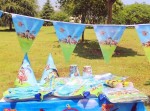 Boys birthday party cake dishes paper plates paper Paw Patrol